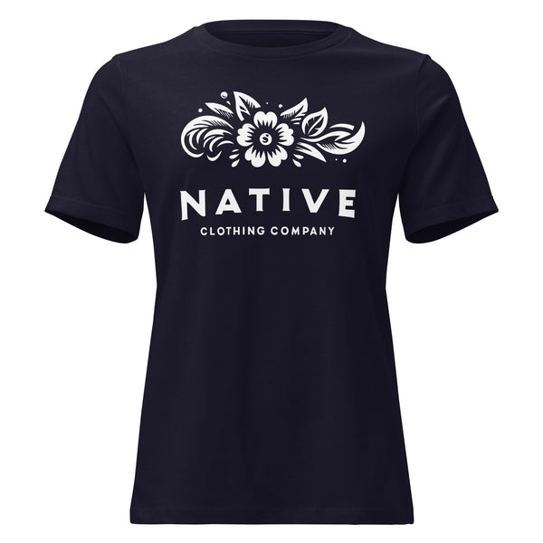 Native Heritage Floral T-Shirt | Hawaiian Culture Women's Apparel