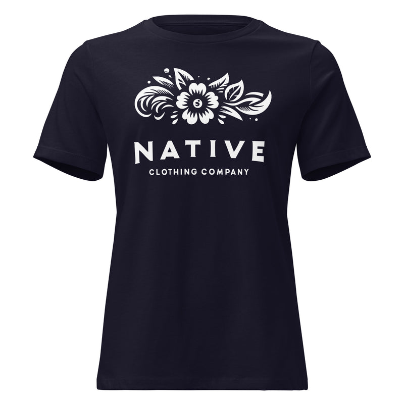 Native Heritage Floral T-Shirt | Hawaiian Culture Women's Apparel